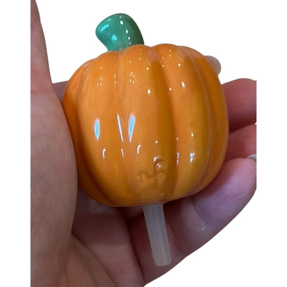 2 Nora Fleming Minis Halloween Scaredy Cat A419 Jack-o-lantern Carved Cutie A216 - Picture 3 of 9